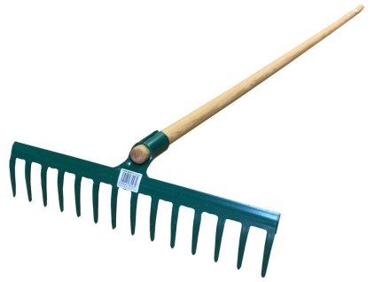 Grablje 14z jeklo 5 mm Z ROČAJEM 150 cm PROFI Češki izdelek