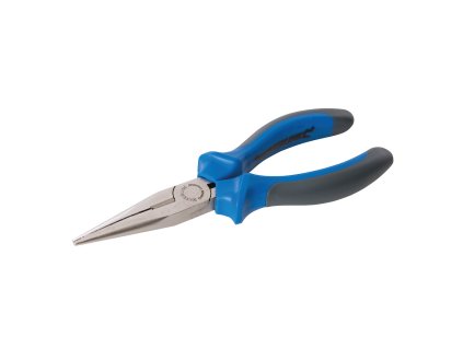 Okrogle klešče ravne 200 mm srebrne črte