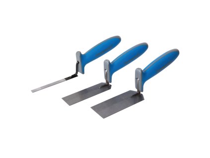 Lopatice 13, 38, 51 mm - 3 kom Silverline plastični ročaj