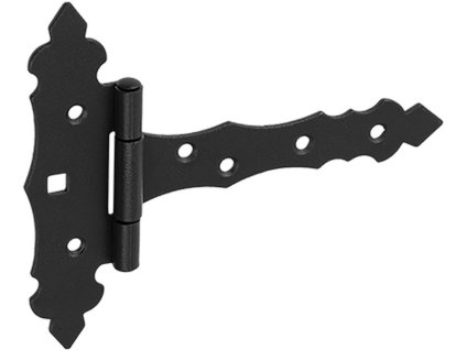 Dekorativna zavesa 125 × 35 × 130 × 2 mm ZOB 125 ČRNA