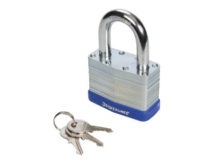Ključavnica 65 mm, laminirano jeklo Silverline