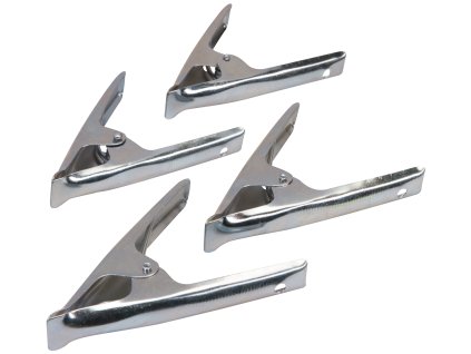 Vzmetne sponke 70 mm - 4 kos Silverline