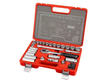 Glava vtičnice, komplet 39, 3/8"