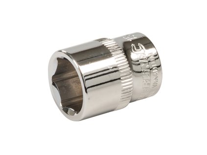 Ključ vtičnice 15 mm 3/8" HEX kratka srebrna črta