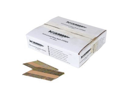 Žebelj 50 × 2,9 mm (2.500 kosov) rumeno cinkano prevlečen Fixman
