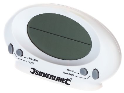 Zunanji / notranji termometer -50 ° C do 70 ° C srebrna linija