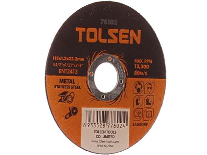 Rezalni disk za nerjaveče jeklo 115 × 1,2 × 22 mm