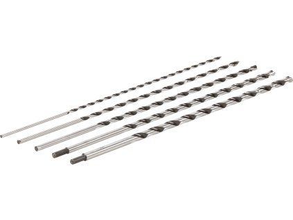 Komplet serpentinskih svedrov za les 5 kosov