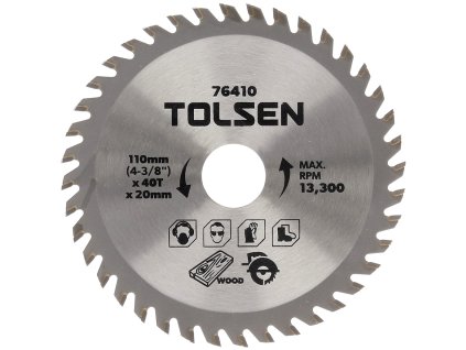 Lopatica za krožno žago TCT 110 × 20 - 40t