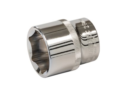 Ključ vtičnice 28 mm 1/2" HEX kratka srebrna črta