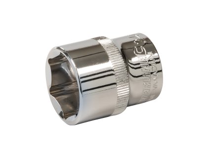 Ključ vtičnice 24 mm 1/2" HEX kratka srebrna črta