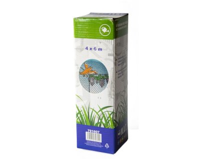 Mreža za zaščito ptic 4 × 6 m (mrežno oko 35 × 35 mm)