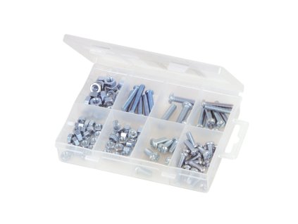 Komplet vijakov in matic 105 kosov Fixman