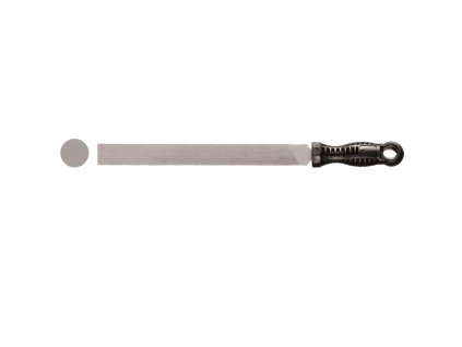 Žagina datoteka ravna z zaobljenimi vogali, 250 mm, 25 × 4,5 mm, sek 2