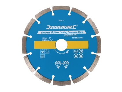 Segmentirano diamantno rezilo 150 mm Silverline