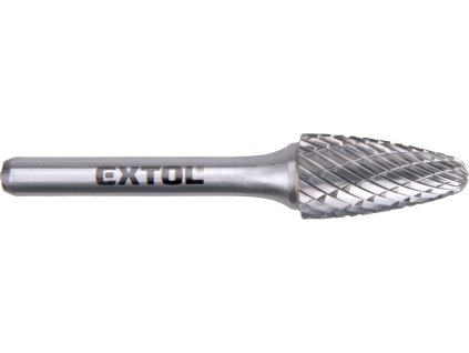 Karbidni rezalnik, okrogel lok, premera 12 × 25 mm/steblo 6 mm, dvorezen