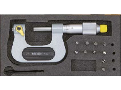 Mikrometer za merilne niti 0 - 25 mm ASIMETO