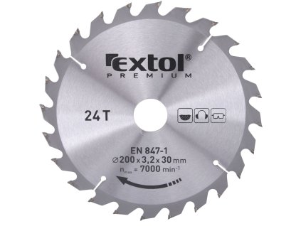 Karbidno rezilo žaginega lista 200 × 30 - 24t