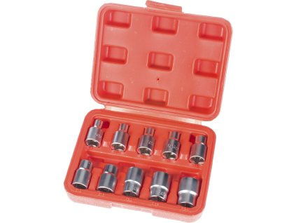 Ključi vtičnic 1/2" E, 10 kosov