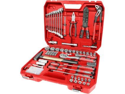 Komplet orodij 100 kosov, 1/4", 1/2", CrV