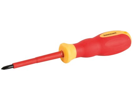 VDE izvijač PH1 × 80 mm Silverline