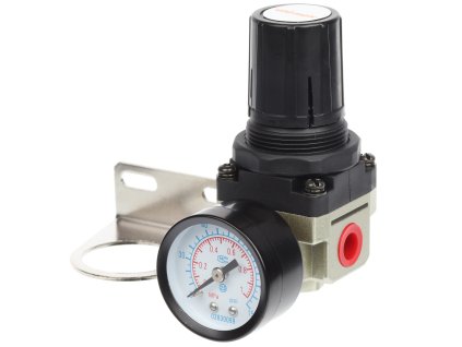 Tlačni regulator z merilnikom tlaka 1/4"