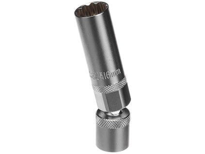 Ključ za sveče s sponko in magnetom 16 mm