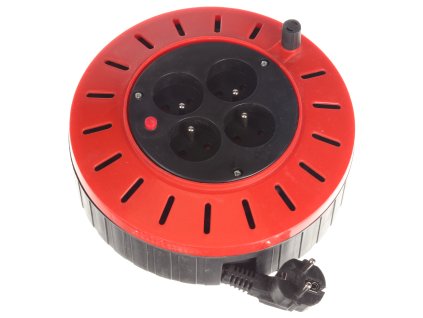 Kolut s kablom 230 V - 10 m, 4 vtičnice