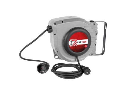 Samonavijalni boben z napajalnim kablom 10 m Holzmann EKR10M 230V