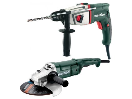 Metabo Kotni brusilnik, dleto kladivo - komplet 1