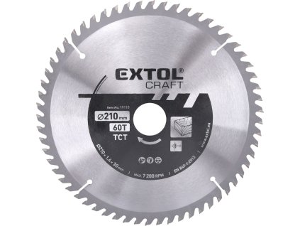 Karbidno rezilo 210 × 2,4 × 30 mm, 60T