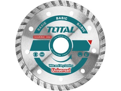 Diamantno rezilo, turbo, suho in mokro, 115 × 22,2 mm