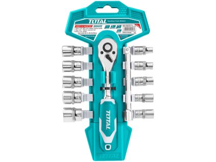 Glava vtičnice 1/4", komplet 12, industrijski, CrV
