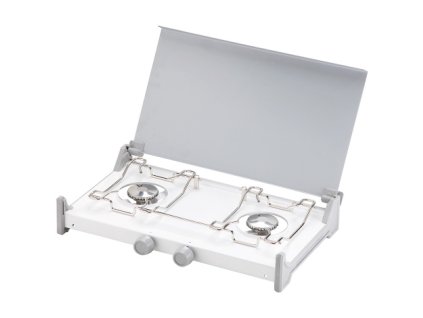 Plinski namizni štedilnik Riga, dvojni gorilnik, s termoelektrično varovalko