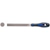 Ploščata delavniška datoteka 150 mm, z ergonomskim ročajem, 16 × 4 mm, sek 3