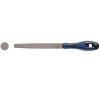 Delavniška datoteka ploska koničasta 250 mm, z ergonomskim ročajem, 25 × 5 mm, sek 1