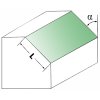 Kotni ležaj rezalnika 19 × 12,7/8 mm (15°)