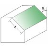 Kotni ležaj rezalnika 22,2 × 12,7/8 mm (25°)
