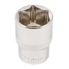 Ključ vtičnice 21 mm 1/2" HEX kratka srebrna črta