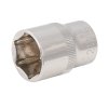 Ključ vtičnice 21 mm 1/2" HEX kratka srebrna črta