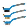 Set žične krtače 175 mm - 3 kom Silverline