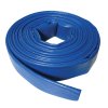 PVC ploska cev 50 mm × 10 m Srebrna črta