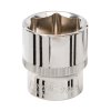Ključ vtičnice 28 mm 1/2" HEX kratka srebrna črta