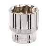 Ključ vtičnice 30 mm 1/2" HEX kratka srebrna črta