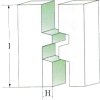 Priključitev fr. z ležajem 22.2 × 44.5