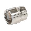 Ključ vtičnice 19 mm 3/8" HEX kratka srebrna črta