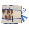 Komplet ploščatih dlet, PREMIUM poliran, WOOD LINE PLUS v žepu 6-12-16-20-26