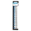 Ključ vtičnice 3/8" HEX 6 - 21 mm - 12 kom kratek Silverline