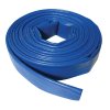 PVC ploska cev 40 mm × 10 m Srebrna črta