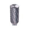 Karbidni rezalnik, valjast z zobnikom, premera 12 × 25 mm/vodilo 6 mm, dvorezno